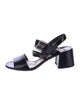 Prada Patent Leather Slingback Sandals