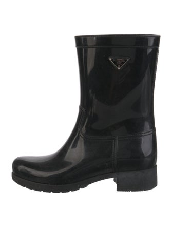 Prada Sport Rubber Rain Boots