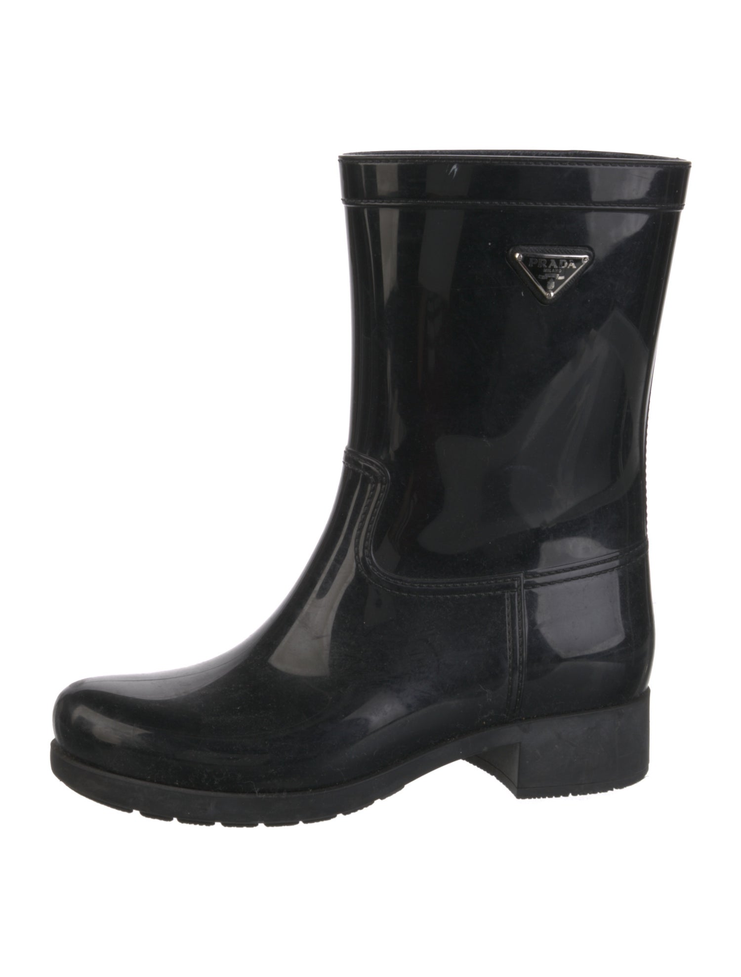Prada Sport Rubber Rain Boots