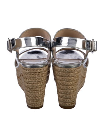 Prada Patent Leather Espadrilles