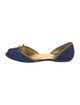 Prada Suede D'Orsay Flats