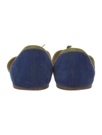 Prada Suede D'Orsay Flats