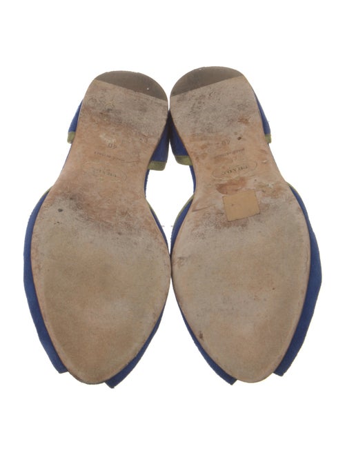 Prada Suede D'Orsay Flats