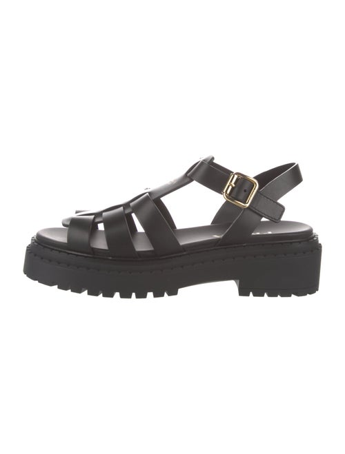 Prada Rubber Gladiator Sandals