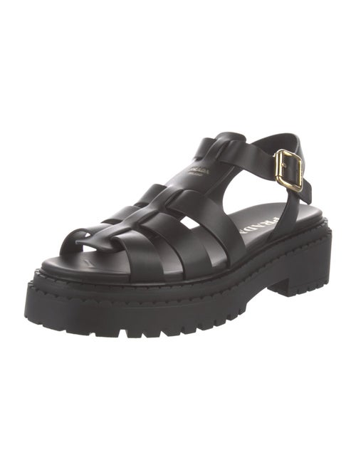 Prada Rubber Gladiator Sandals