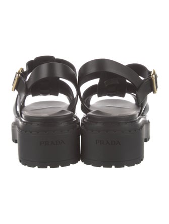 Prada Rubber Gladiator Sandals