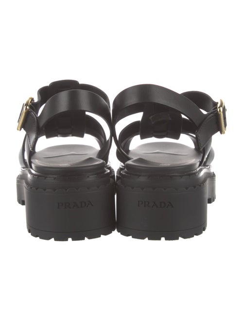 Prada Rubber Gladiator Sandals