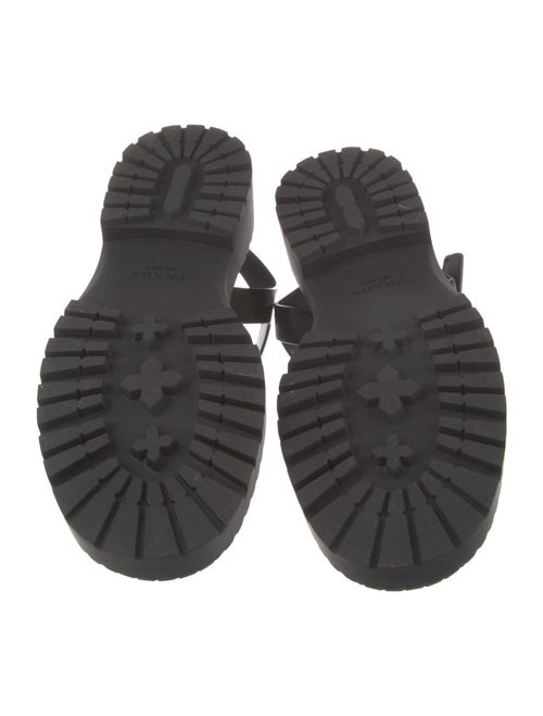 Prada Rubber Gladiator Sandals