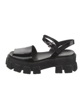 Prada Leather Slingback Sandals