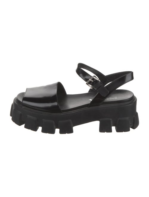 Prada Leather Slingback Sandals