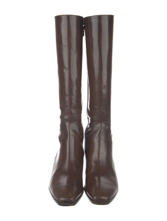 Prada Patent Leather Riding Boots