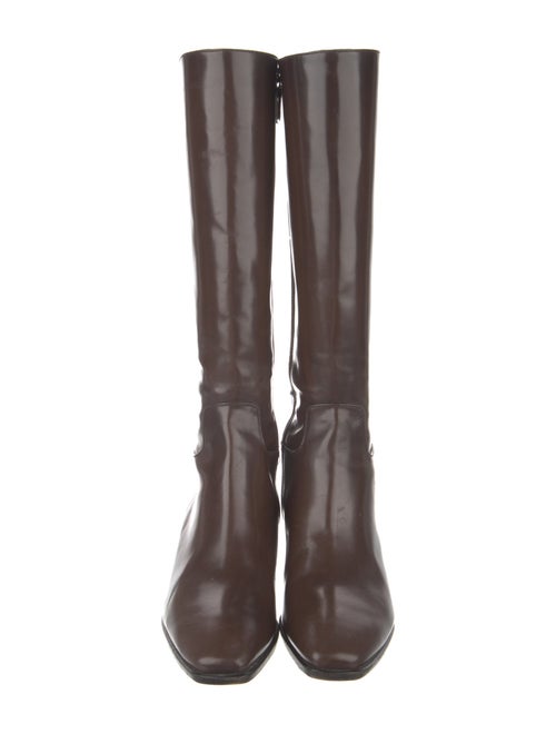 Prada Patent Leather Riding Boots