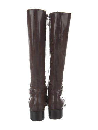 Prada Patent Leather Riding Boots