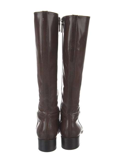 Prada Patent Leather Riding Boots