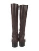 Prada Patent Leather Riding Boots
