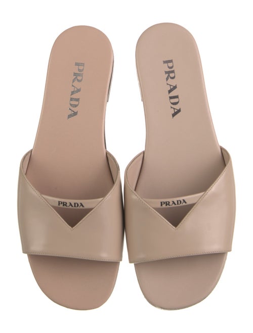 Prada Leather Slides