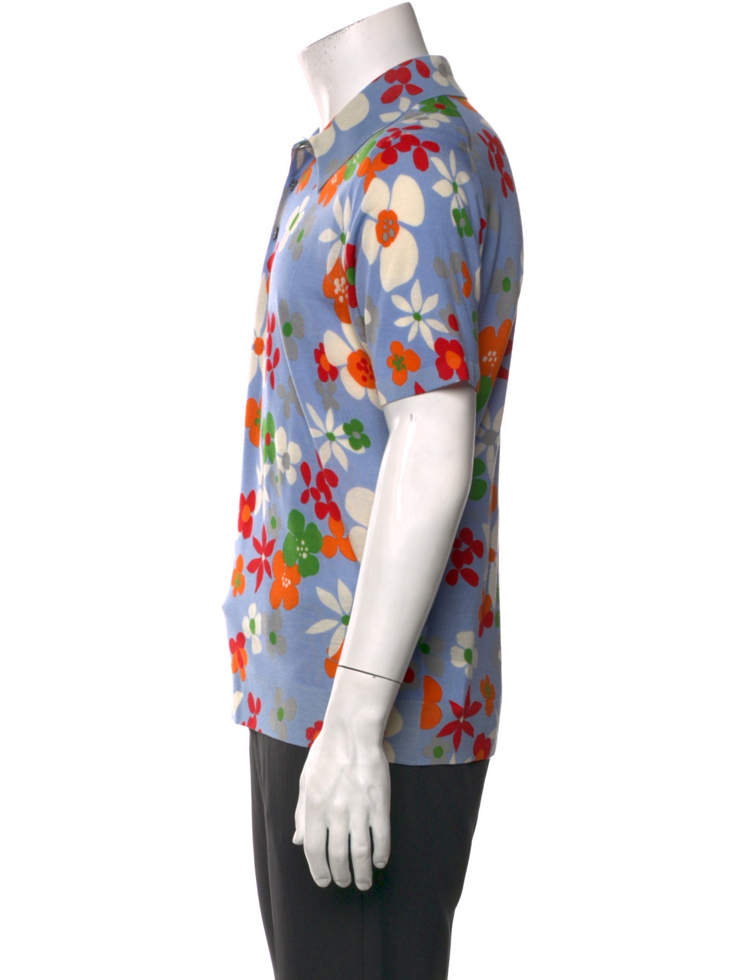 Prada 2019 Virgin Wool Polo Shirt