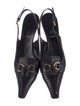 Prada Leather Slingback Pumps