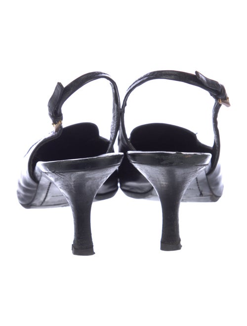 Prada Leather Slingback Pumps