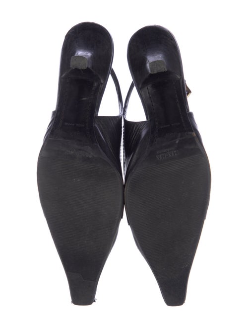 Prada Leather Slingback Pumps