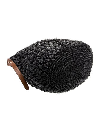 Prada Enameled Metal Triangle Bucket Bag