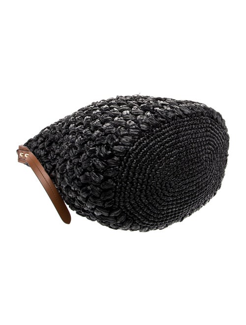 Prada Enameled Metal Triangle Bucket Bag