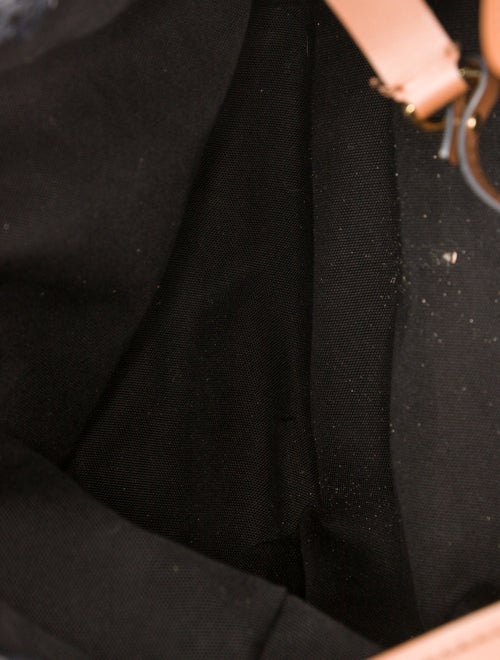 Prada Enameled Metal Triangle Bucket Bag