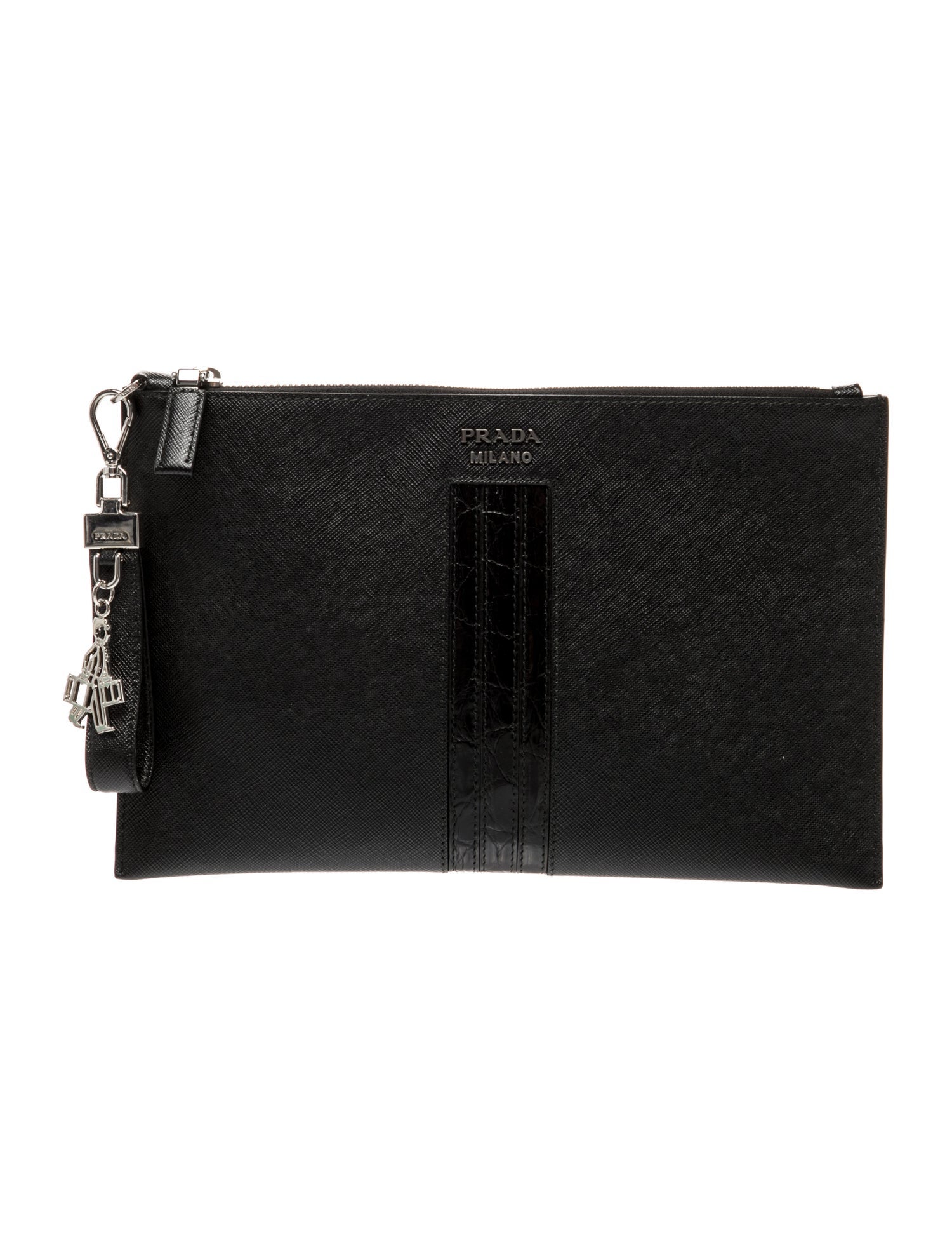 Prada Saffiano Lux Leather Clutch
