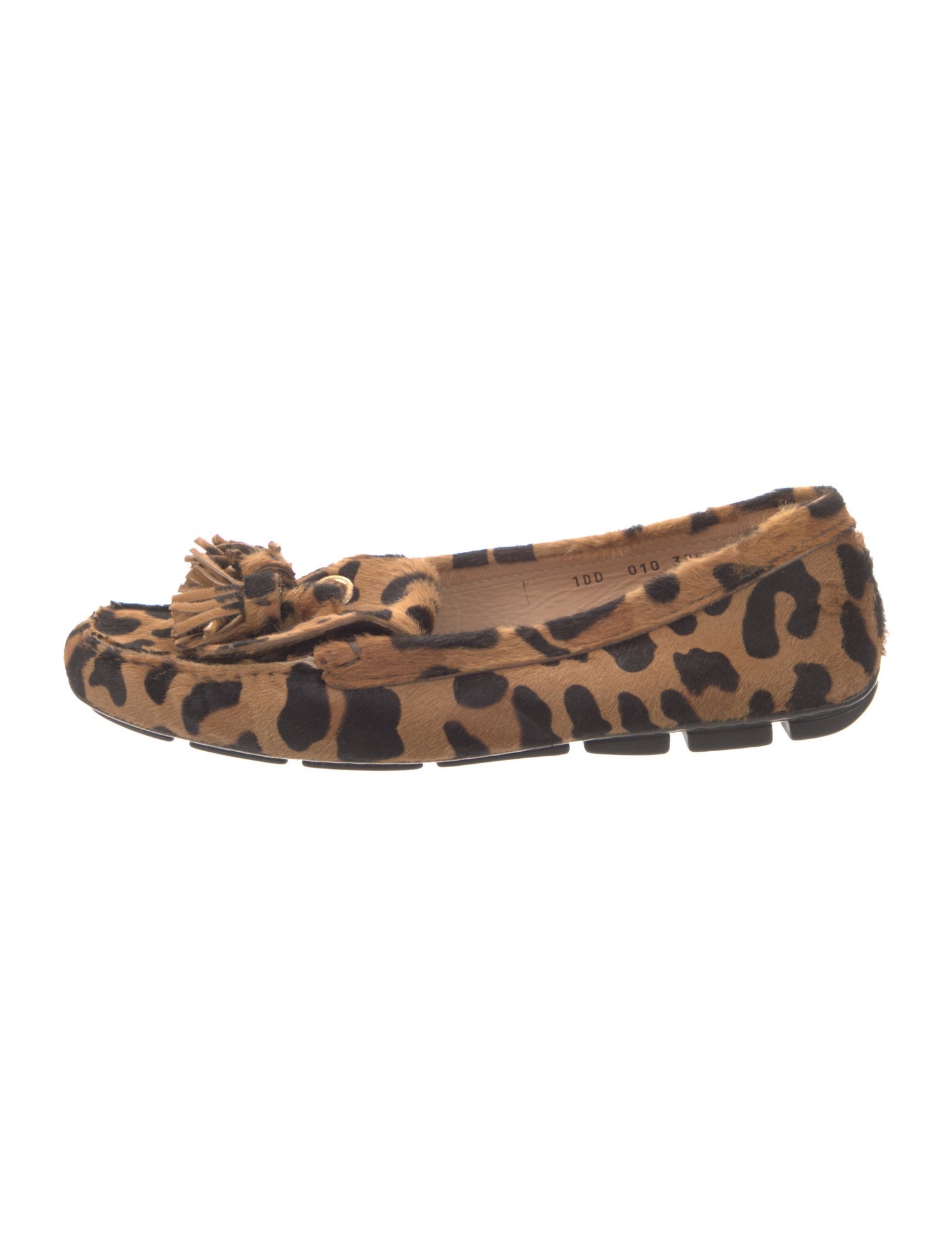 Prada Ponyhair Animal Print Flats