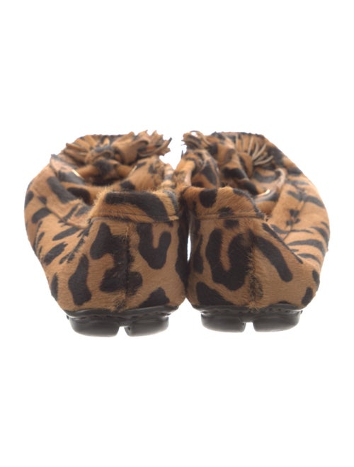 Prada Ponyhair Animal Print Flats