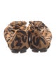 Prada Ponyhair Animal Print Flats