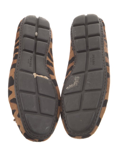Prada Ponyhair Animal Print Flats