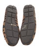 Prada Ponyhair Animal Print Flats