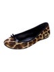 Prada Ponyhair Animal Print Ballet Flats