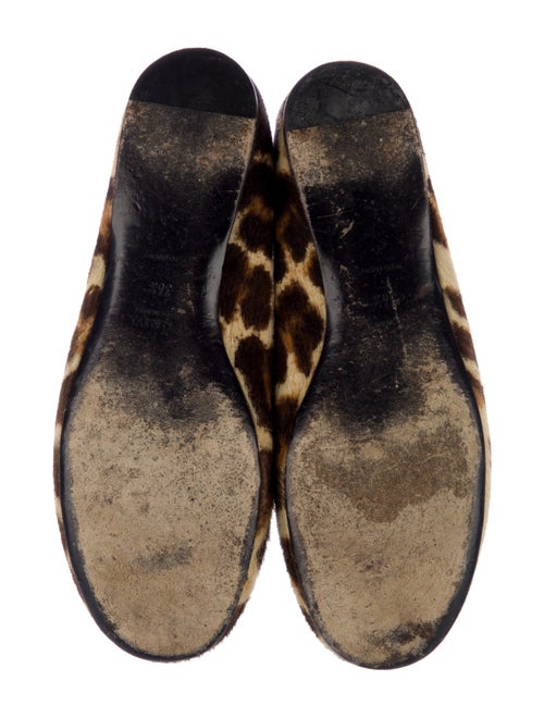 Prada Ponyhair Animal Print Ballet Flats