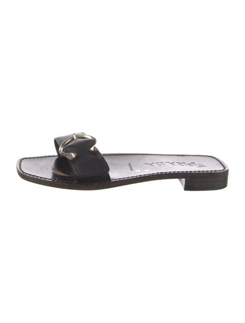 Prada Leather Slides