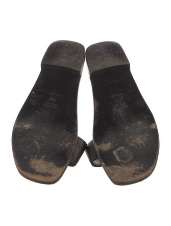 Prada Leather Slides