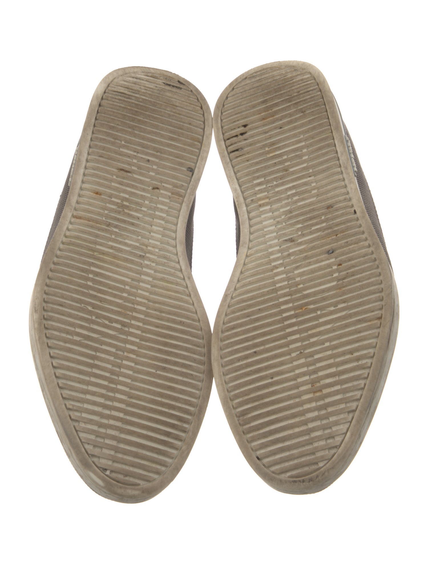 Prada Suede Grosgrain Trim Loafer Sneakers