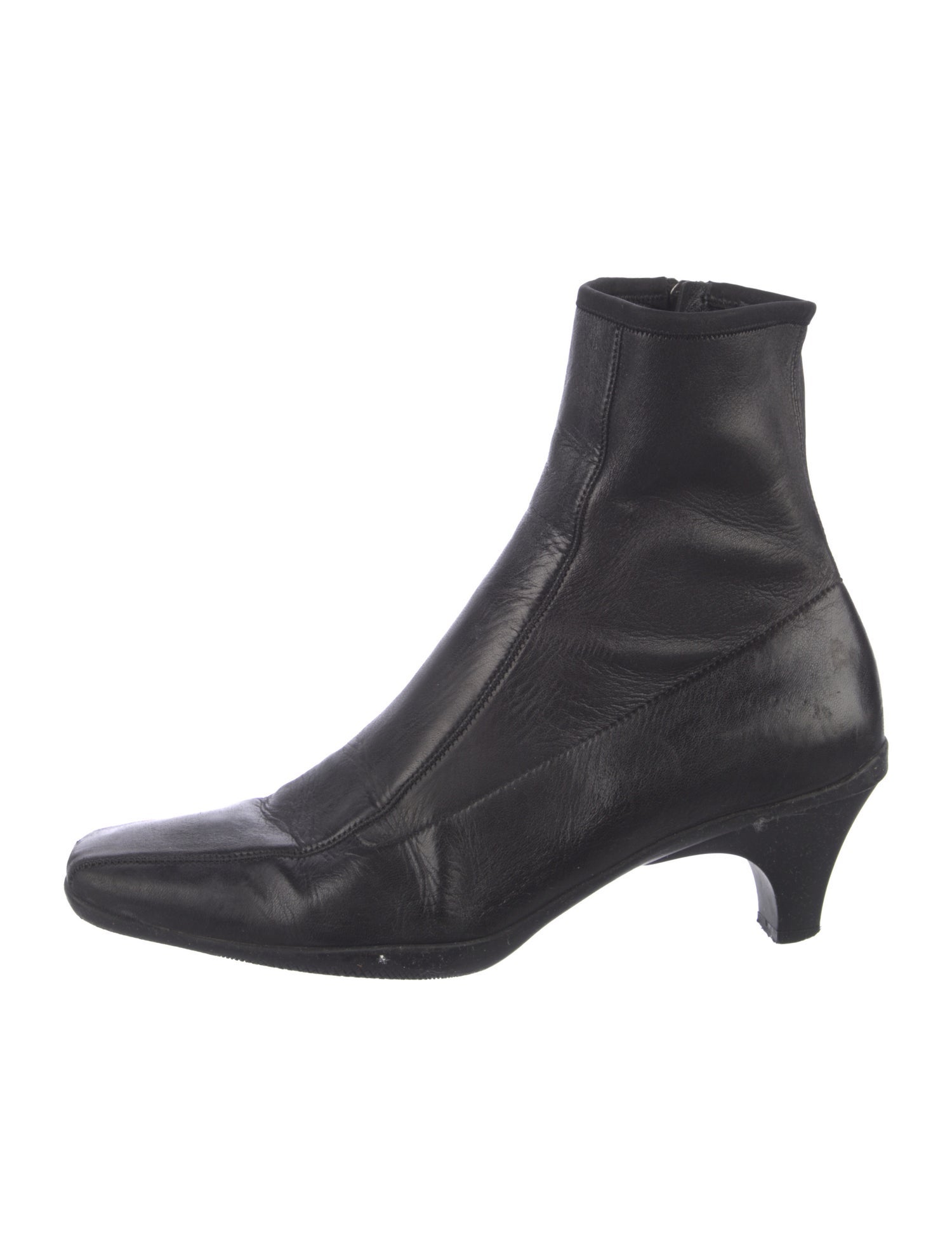 Prada Leather Sock Boots