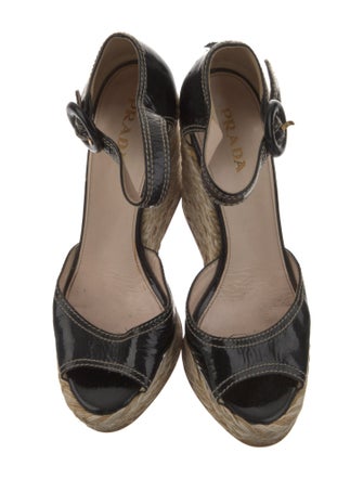 Prada Patent Leather Espadrilles