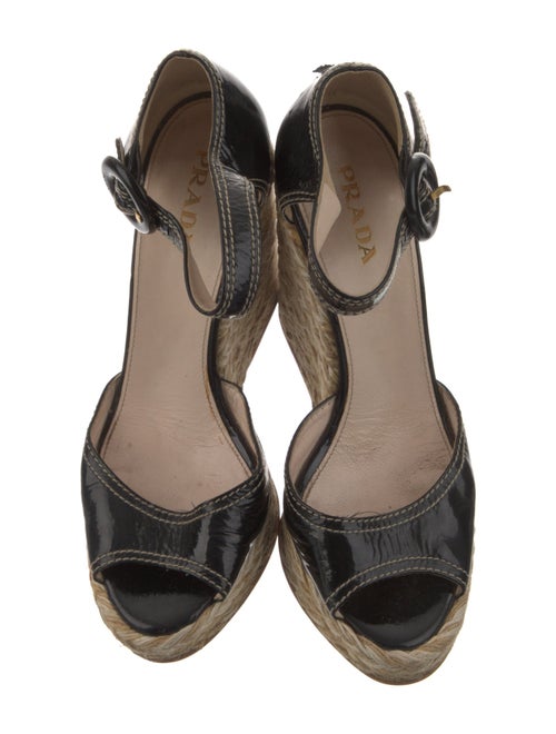 Prada Patent Leather Espadrilles