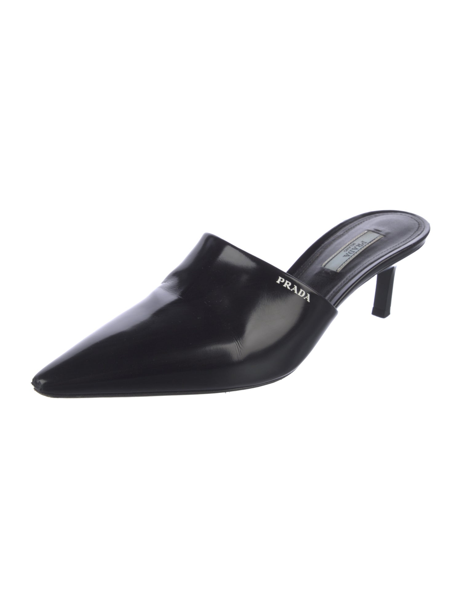 Prada Patent Leather Mules