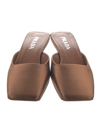 Prada Satin Mules