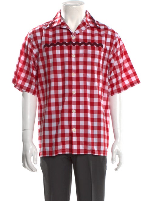 Prada 2022 Plaid Print Shirt
