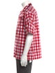 Prada 2022 Plaid Print Shirt