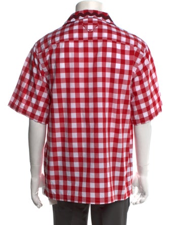 Prada 2022 Plaid Print Shirt