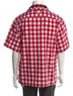 Prada 2022 Plaid Print Shirt
