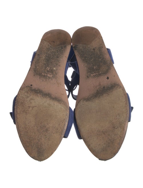 Prada Suede T-Strap Sandals