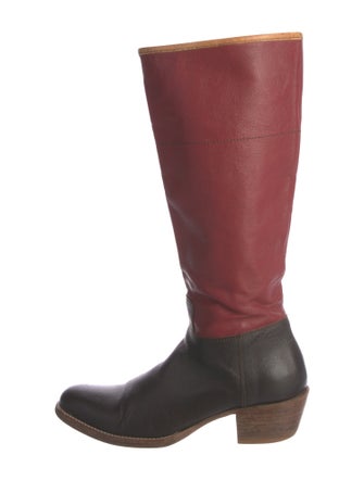 Prada Leather Riding Boots