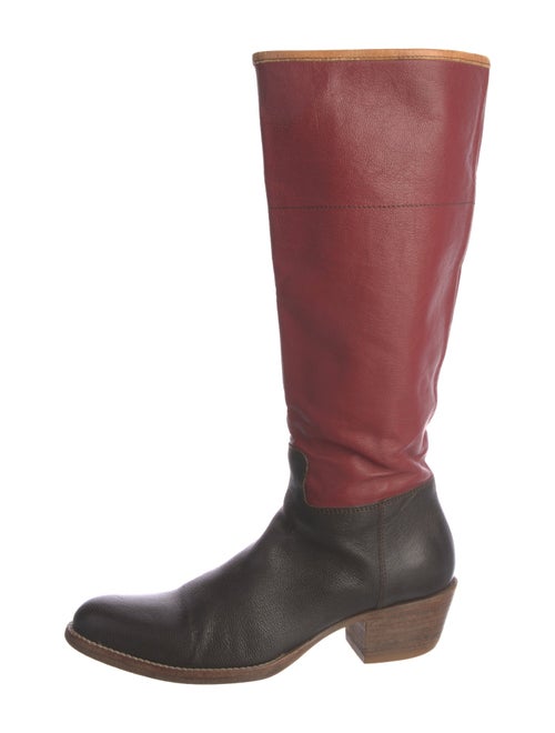 Prada Leather Riding Boots